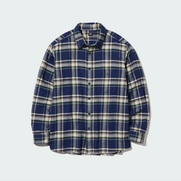 Uniqlo flannel long sleeve shirt - Picture 2 of 4